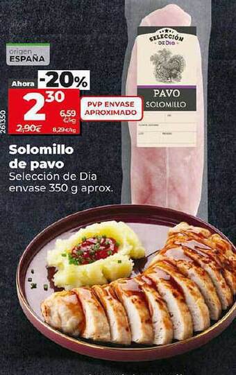 La Plaza de DIA Solomillo de pavo oferta