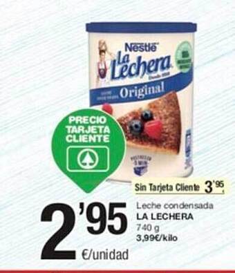 SPAR Leche condensada la lechera oferta