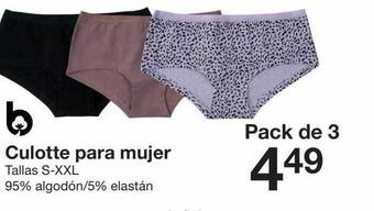 Zeeman Culotte para mujer oferta
