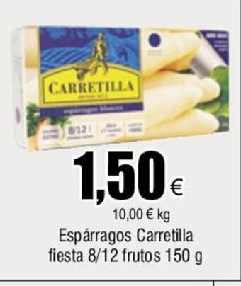 FROIZ Esparragos carretilla Fiesta 8/12 Frutos 150 g oferta