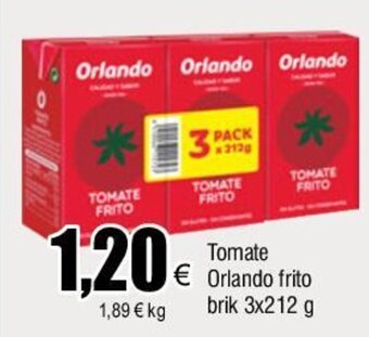 FROIZ Tomate Orlando Frito Brik 3x212 g oferta