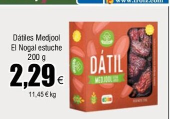 FROIZ Dátiles Medjool El Nogal Estuche 200 g oferta