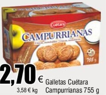 FROIZ Galletas Cuétara Campurrianas 755 g oferta