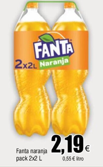 FROIZ Fanta Naranja Pack 2x2 L oferta