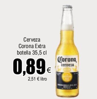 FROIZ Cerveza Corona Extra Botella 35,5 cl oferta