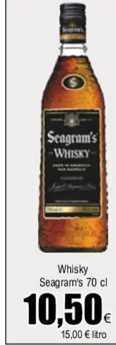 FROIZ Whisky Seagramm's 70 cl oferta