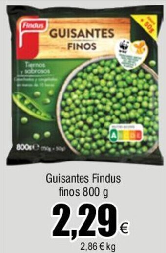 FROIZ Guisantes Findus Finos 800 g oferta