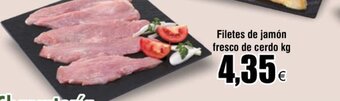 FROIZ Filetes de Jamón Fresco De Cerdo kg oferta