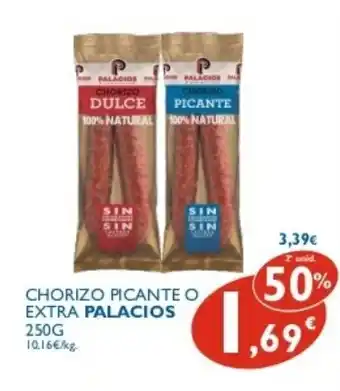 Supermercados La Despensa Palacios Chorizo Picante O Extra 250g oferta