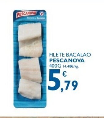 Supermercados La Despensa Pescanova Filete Bacalao 400g oferta