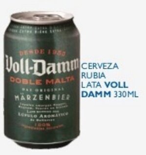 Voll Damm Cerveza Rubia Lata 330ml