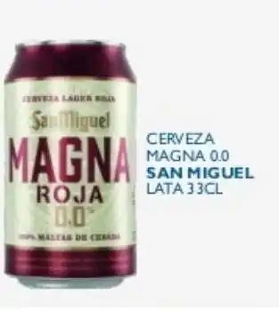 Supermercados La Despensa San Miguel Cerveza Magna 0.0 Lata 33cl oferta
