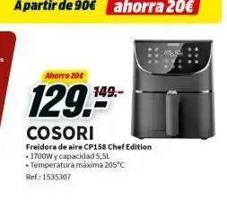MediaMarkt Freidora de aire chef oferta
