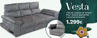 OKSofas Sofá vesta oferta
