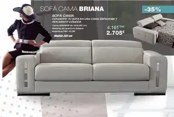 Mi Colchón Cama grande de 140x190 cm sistema de apertura italiana auténtica piel flor medida 220 cm sofá cama briana sofá cama con oferta
