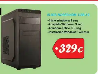 Microsshop I5 8gb 240ssd Hdmi Usb 3.0 oferta