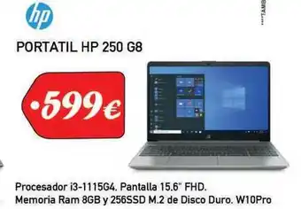 Microsshop Hp Portatil 250 G8 oferta
