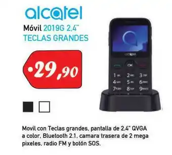Microsshop Alcatel Móvil 2019g 2.4" Teclas Grandes oferta