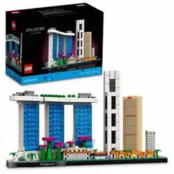Lego 21057 architecture singapur set de construcción creativa para adultos