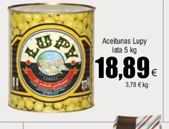 FROIZ Aceitunas lupy lata 5kg oferta