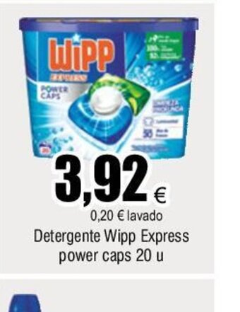 FROIZ Detergente wipp express power caps 20u oferta