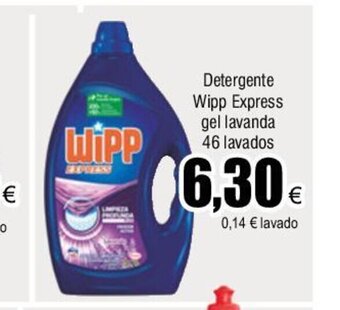 FROIZ Detergente wipp express gel lavanda 46 lavados oferta