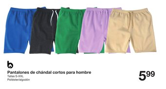 Zeeman Pantalones de chandal cortos para hombre oferta