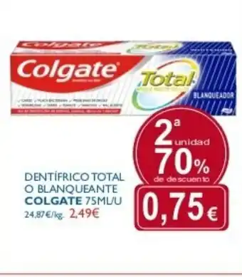Supermercados La Despensa Colgate Dentífrico Total O Blanqueante 75ml/u oferta