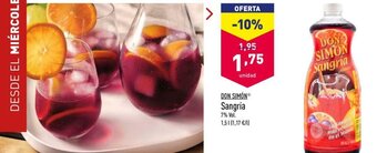 ALDI Don Simón Sangría 1,5 L oferta