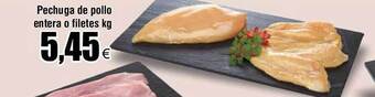 FROIZ Pechuga de pollo entera o filetes kg oferta