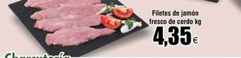 FROIZ Filetes de jamón fresco de cerdo kg oferta