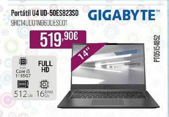 MR Micro Portátil u4 ud-50es823sd gigabyte oferta