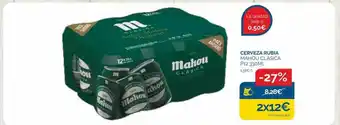 Cash Ecofamilia Cerveza rubia mahou clásica oferta