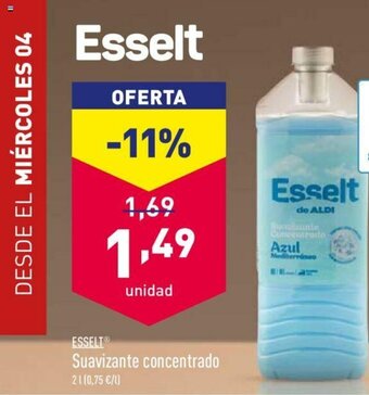 ALDI Esselt Suavizante concentrado 2 L oferta