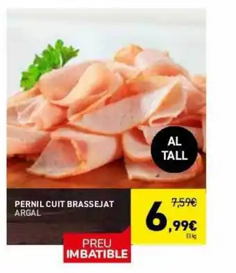 Pernil cuit brassejat argal