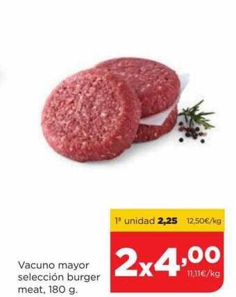 Alimerka Vacuno mayor selección burger meat oferta