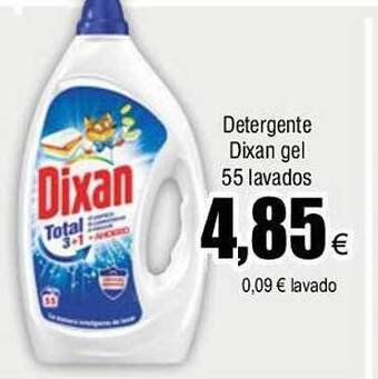 FROIZ Detergente dixan gel 55 lavados oferta