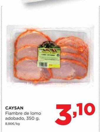 Alimerka Caysan fiambre de lomo adobado oferta