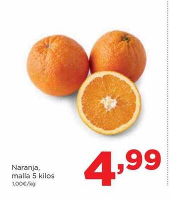 Alimerka Naranja malla oferta