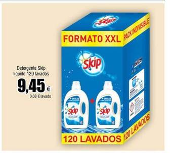 FROIZ Detergente skip líquido 120 lavados oferta