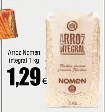FROIZ Arroz nomen integral oferta