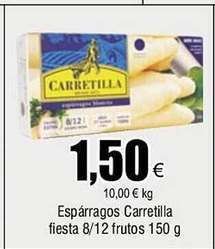 FROIZ Espárragos carretilla fiesta 8-12 frutos oferta