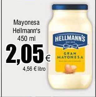 FROIZ Mayonesa hellmann's oferta