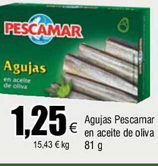 FROIZ Agujas pescamar en aceite de oliva oferta