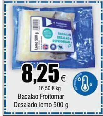 FROIZ Bacalao froitomar desalado lomo oferta