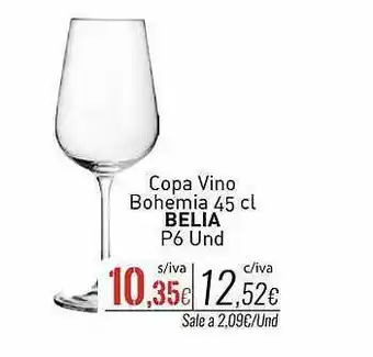 Cuevas Cash Copa vino bohemia belia oferta