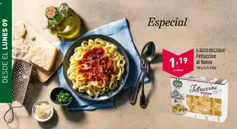 ALDI IL Gusto Dell'Italia Fettuccine al huevo 250g oferta