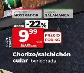 Maxi Dia Chorizo/salchichon cular iberledrada oferta