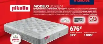 Tifón Hipermueble Pikolin f pikolin adapt-tech modelo boriem colchón muelles ensacados: tejido strech: elasticidad y transpirabilidad. pro oferta