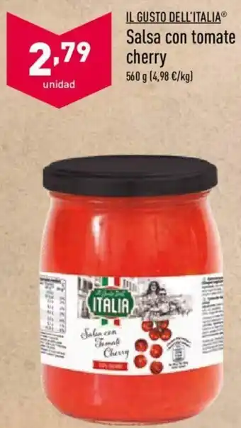 ALDI IL Gusto Dell'Italia Salsa con tomate cherry 560g oferta